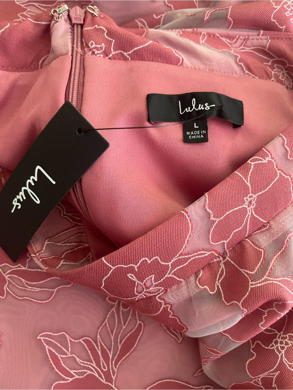 Lulus ✨ Certainly Stylish Mauve Pink Burnout Floral Two-Piece Midi Dress - Picture 2 of 16